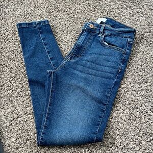 Forever 21 Dark Blue Skinny Jeans